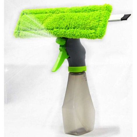 Vert - 1 pièce Raclette nettoyante pour vitres, flacon pulvérisateur Raclette double vitrage pour vitres de voiture (1/5)