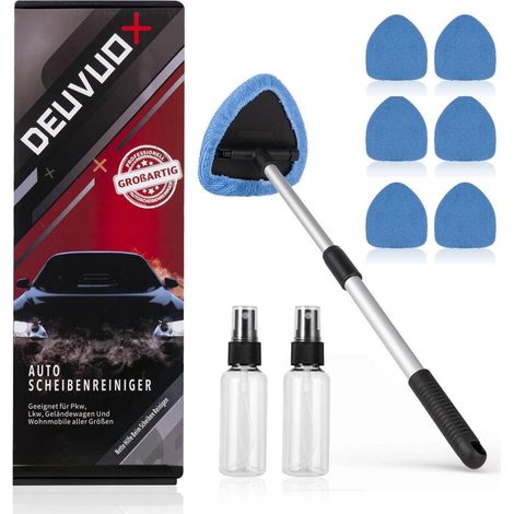 Autoscheiben Reiniger Set mit 6 Mikrofaserpads und 2 Sprühflaschen (1/5)