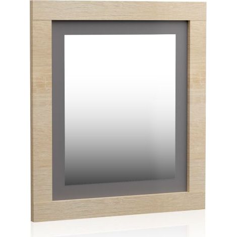 Espejo rectangular Kira Cambria - Grafito 75cm (ancho) x 90cm (alto) (1/5)