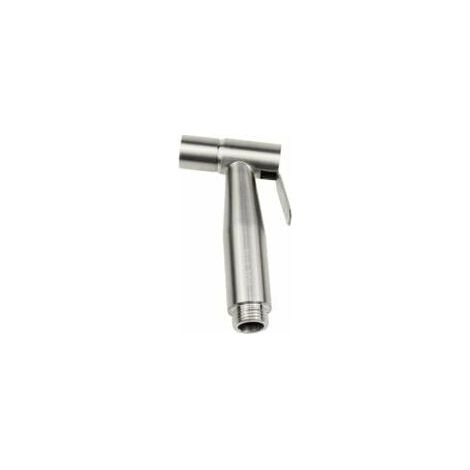Bidet-Sprüher für die Toilette, Windel-Sprüher aus Edelstahl, manuelles Bidet-Sprüher für die persönliche Hygiene, Dusche, Badezimmer, Toilette – Silber (1/4)