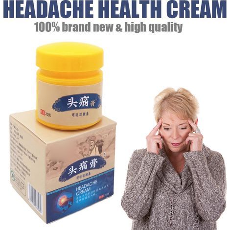 Baume Apaisant Migraine - Soulagement Maux de Tête, Nausées et Céphalées (1/3)