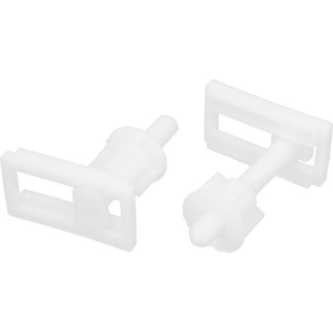 Vis de fixation pour abattant WC, charnière rectangulaires, écrous, boulons 2 pièces