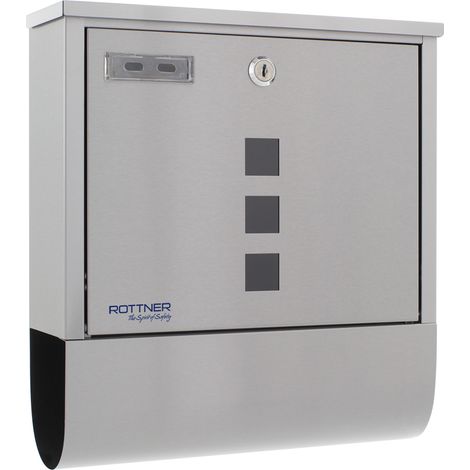 ROTTNER Boîte aux lettres Costa hauteur 305 mm largeur 335 mm profondeur 100 mm ( 3000270060 ) (1/5)