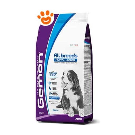 Monge Gemon Dog All Breed Puppy e Junior Tonno con Riso - Sacco 3 Kg -