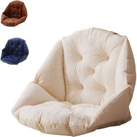 Office Chair Back Cushion Seat Cushion Mattress for Living Room Armchair Home Decor Backrest Cushion-Beige (1/5)