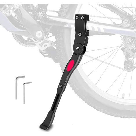 Soporte ajustable para bicicletas de montaña, de carretera y plegables, compatible con diámetros de rueda de 22 a 27 pulgadas, color negro. (1/5)