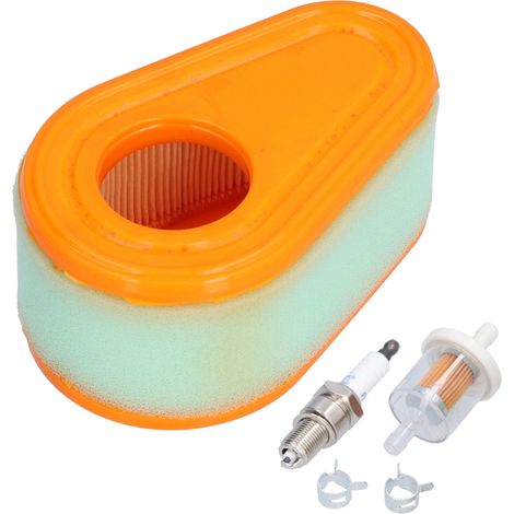 Filtre à air et bougie d'allumage robustes en ABS, pièces de rechange pour moteur de tondeuse à gazon, accessoires pratiques et durables (1/5)