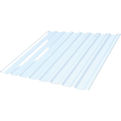 Lichtplatte Trapezprofil 1138x1000mm 0,90mm PVC glaskl.