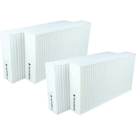vhbw Set filtros compatible con Aerastar Comfort LP230  2, LP 140-2 unidad ventilación - G4 / F7 2 uds., 27 x 15 x 4,6 cm, blanco (1/4)