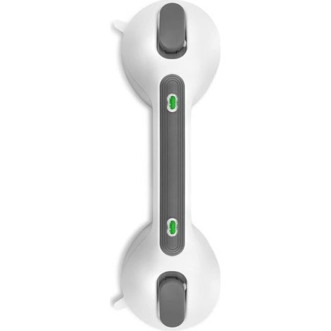 Lntyq Barre d'appui à ventouse pour salle de bain, rampe pour personnes âgées, aucune fixation requise pour la salle de bain (gris foncé) (1/5)