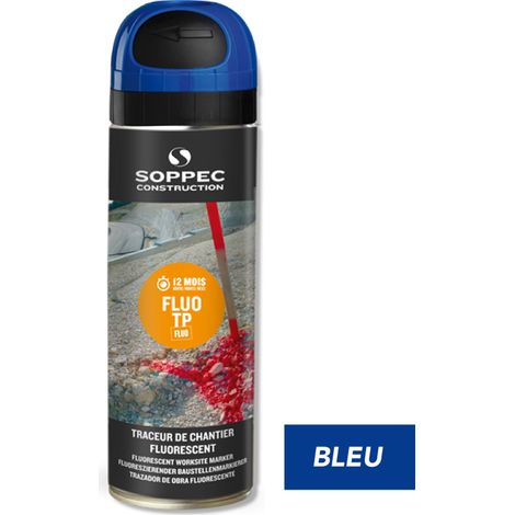 TRACEUR DE CHANTIER FLUO TP (W141513GROUPE).- Bleu -