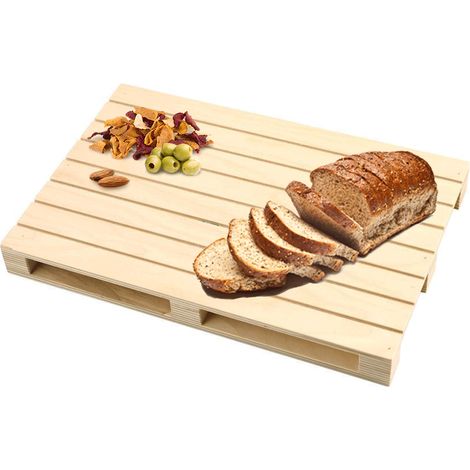 TAGLIERE A FORMA DI PALLET IN LEGNO PEDANA 20 X 35 CM ANTIPASTI AFFETTATI SALUMI