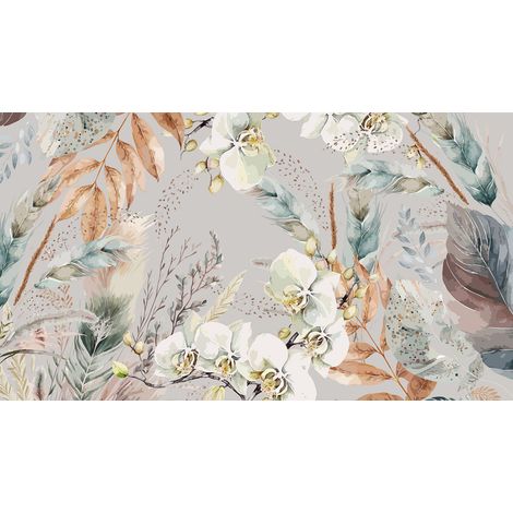 Papier peint panoramique - Fleurs - 130 cm x 73 cm (1/2)