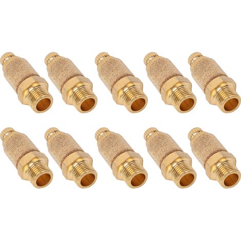 10 pièces PT3/8 Silencieux pneumatique, vérins et soupapes en laiton, composants industriels (1/5)