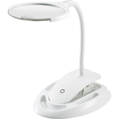 TOOLCRAFT TO-6378552 LED-Lupenleuchte mit Tischklemme 60lm Vergrößerungsfaktor=1.75 x, 3 x 110 mm 20 (1/5)