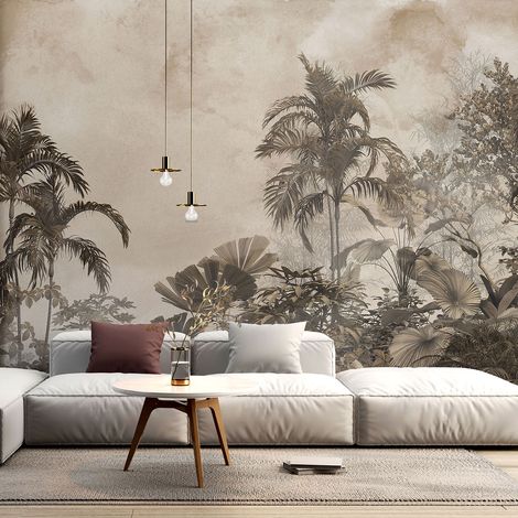 Papier peint panoramique - Forêt tropicale - 130 cm x 84 cm (1/4)