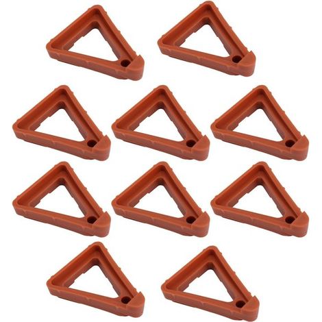Pieds de pot de fleurs - 10 pièces - Rehausseurs de pot de fleurs - Plastique - Pot de fleurs invisible - Pieds de pot pour plantes d'extérieur - Pour pots de plantes d'extérieur et fleurs - 75.52 cm  (1/5)
