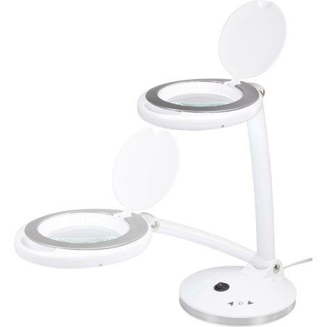 [NEUWERTIG] B-Ware Toolcraft Tisch Lupenleuchte Arbeitsleuchte Lupe Lampe Leuchte 1.75 X Eek:F Weiß