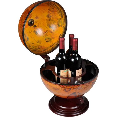 Maison Exclusive - Support de vin sous forme de globe Bois d'eucalyptus (1/5)