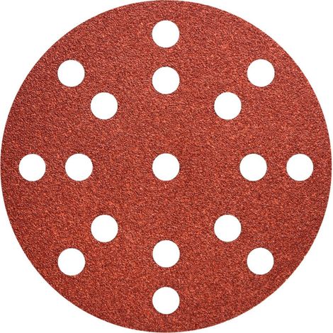 Metabo 50 Haftschleifblätter 125 mm, P80, Holz + Metall, "multi-hole" 50 Stk (1/2)