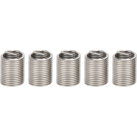 Lot de 5 inserts filetés mâles et femelles réducteurs pour écrous, outil de réparation, fixation en acier inoxydable M22x2,5x2D (1/5)