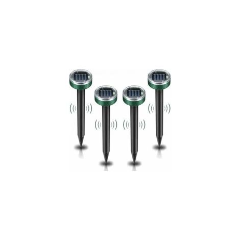 Repellente a ultrasuoni a energia solare per ratti e roditori – 4 pezzi, impermeabile IP65, ideale per giardino ed esterni (1/3)