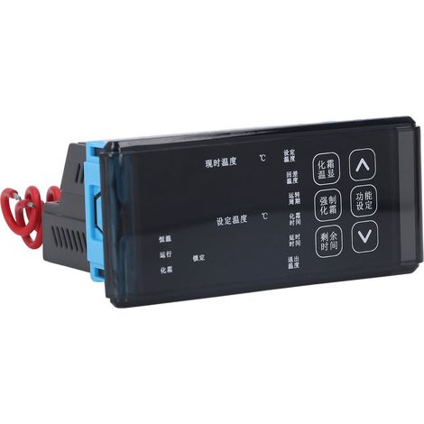 Contrôleur de température pour chambre froide, thermostat numérique, contrôleur de température de refroidissement et de dégivrage avec panneau tactile, AC220V (1/5)