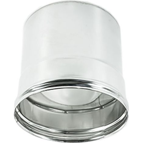 Raccordo inox f da 300mm per collegare tubo flessibile a tubo rigido (1/3)