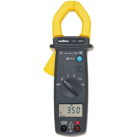 Metrix – Pince ampèremétrique 400A – Mesure AC/DC jusqu'à 600V – Test de continuité et diode – Sécurité CAT III 300V