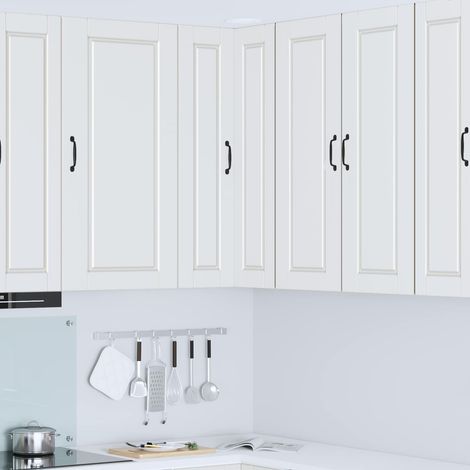 Küchenschrank mit Regal Weiß 57 x 57 x 100 cm Holzwerkstoff