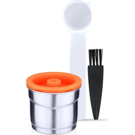 Capsules de café en acier inoxydable pour la maison et la consommation. Accessoire pour machine à café réutilisable, simple, sûr, pratique et rapide. Compatible avec les machines ILLY X7.1, Y3.2 et Y5 (1/3)