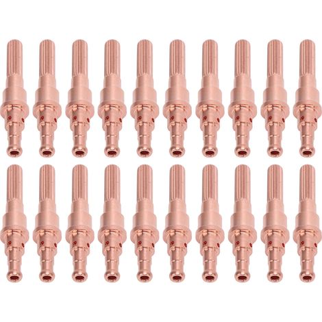 Lot de 20 électrodes en laiton 9-8232 pour torche de découpe plasma Thermal Dynamics SL60 SL100 (1/5)