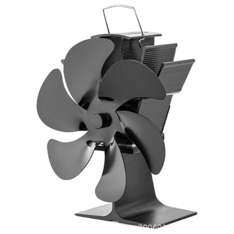 Ventilateur poêle à bois 6 lames ventilateur cheminée chauffage ventilateur silencieux avec protection contre la surchauffe pour poêle à bois foyer à gaz poêle à granulés