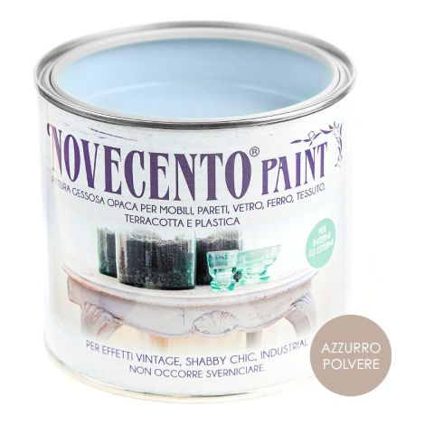 Novecento Paint Tinta Pastello 500ml Azzurro Polvere