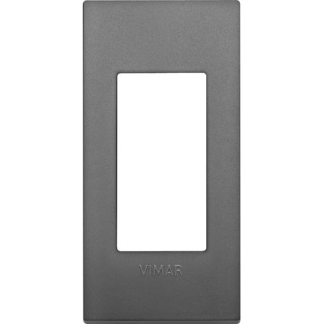 VIMAR - 19666.72 Plaque d'immatriculation classique 1MP, grise