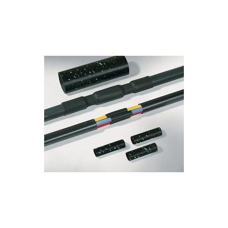 Hellermanntyton Kit de empalme termorretráctil negro 450 mm