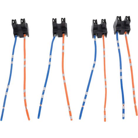 Faisceau de Câblage de Prise de Phare H7, 4 Pièces, Fil de Connecteur Femelle pour Ampoule Halogène H7 DC12-24V. (1/5)
