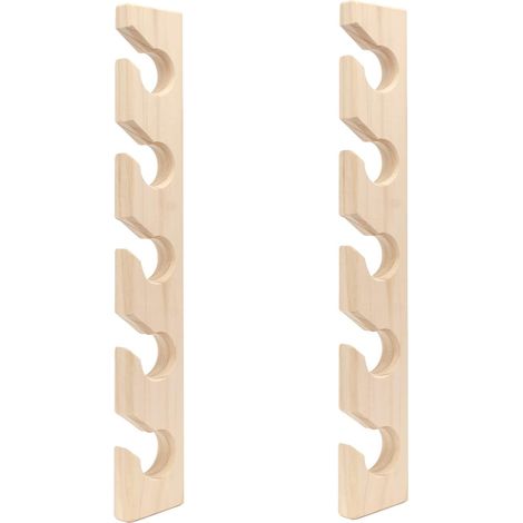 2 Pcs Porte-Chapeau pour Mur en Bois Casquettes de Baseball Organisateur Mural Support Chapeau Vertical Placard (1/5)