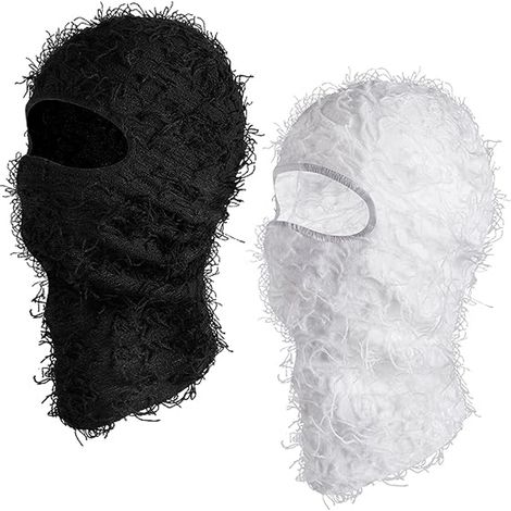 Balaclava - Masque Intégral Tricoté Anti-Vent - Pour Activités Hivernales Extérieures - 2 Pièces (1/5)