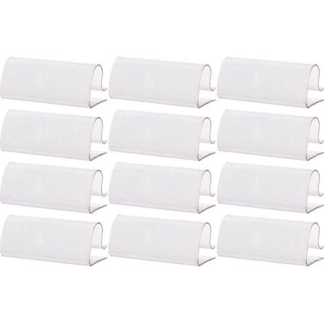 Lot de 12 pinces de fixation pour nappes de camping, pique-nique et fêtes en plastique (1/5)