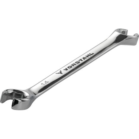 Clé à anneau ouverte en acier CrV 15 mm x 17 mm Vorstahl (1/5)
