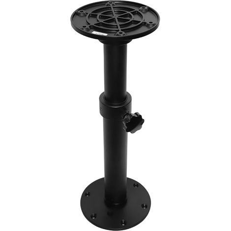 Pieds de Table pour Camping-Car,Hauteur Réglable 46-70 cm,Pied de Table Amovible RV pour Camping-Car,Bateau,Yacht,Mobile Home,Noir (1/5)