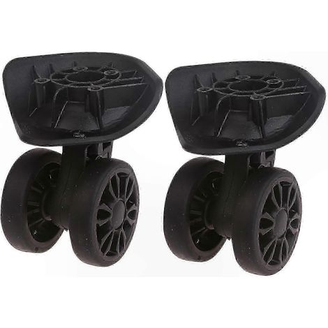 roues de rechange robustes pivotantes à 360° pour bagages, kit de roues d'entretien à double rangée (1/5)