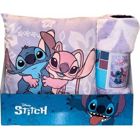 Juego de ropa de cama Disney Angel Stitch multicolor polar