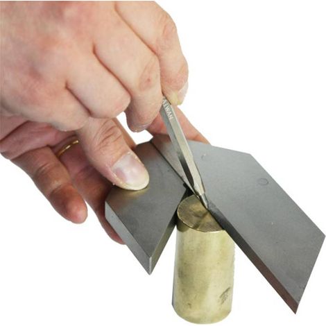 Multirex – Équerre de centrage pour pièces cylindriques jusqu'à 120mm – Précision pour traçage – Outil pour graveur et outil de précision