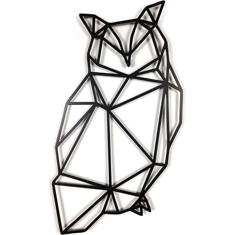 Decorazione in metallo Decorizzly® Gufo 3D (1/5)