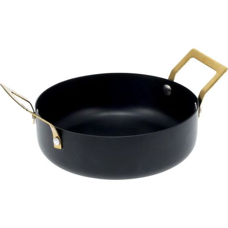 Black stainless steel serving dish 450 ml 235492497