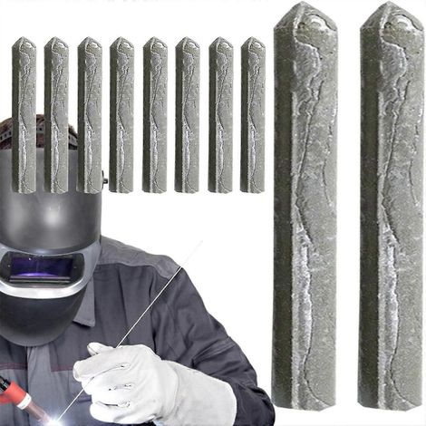 Baguettes de soudure à l'étain, fondantes et faciles à souder à basse température, pour le soudage électronique, acier inoxydable, aluminium - Lot de 3. (1/4)