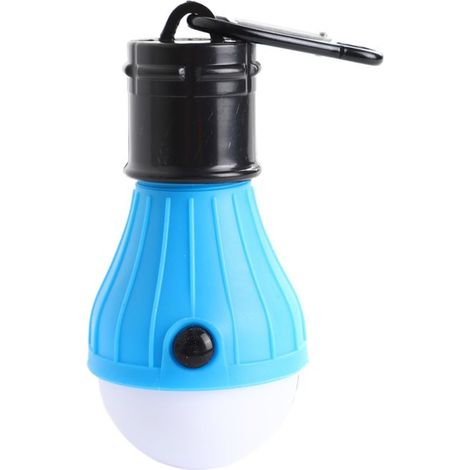 Lampe de camping portable - FAFEICY - LED - Bleu - 3 modes (haut/bas/SOS) - Crochet de suspension