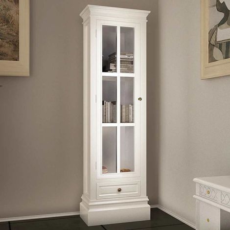 Bibliothèque avec 3 étagères Étagère de Rangement - pour Bureau Salon Chambre Cuisine Blanc Bois BV749435 - BonneVie (1/5)
